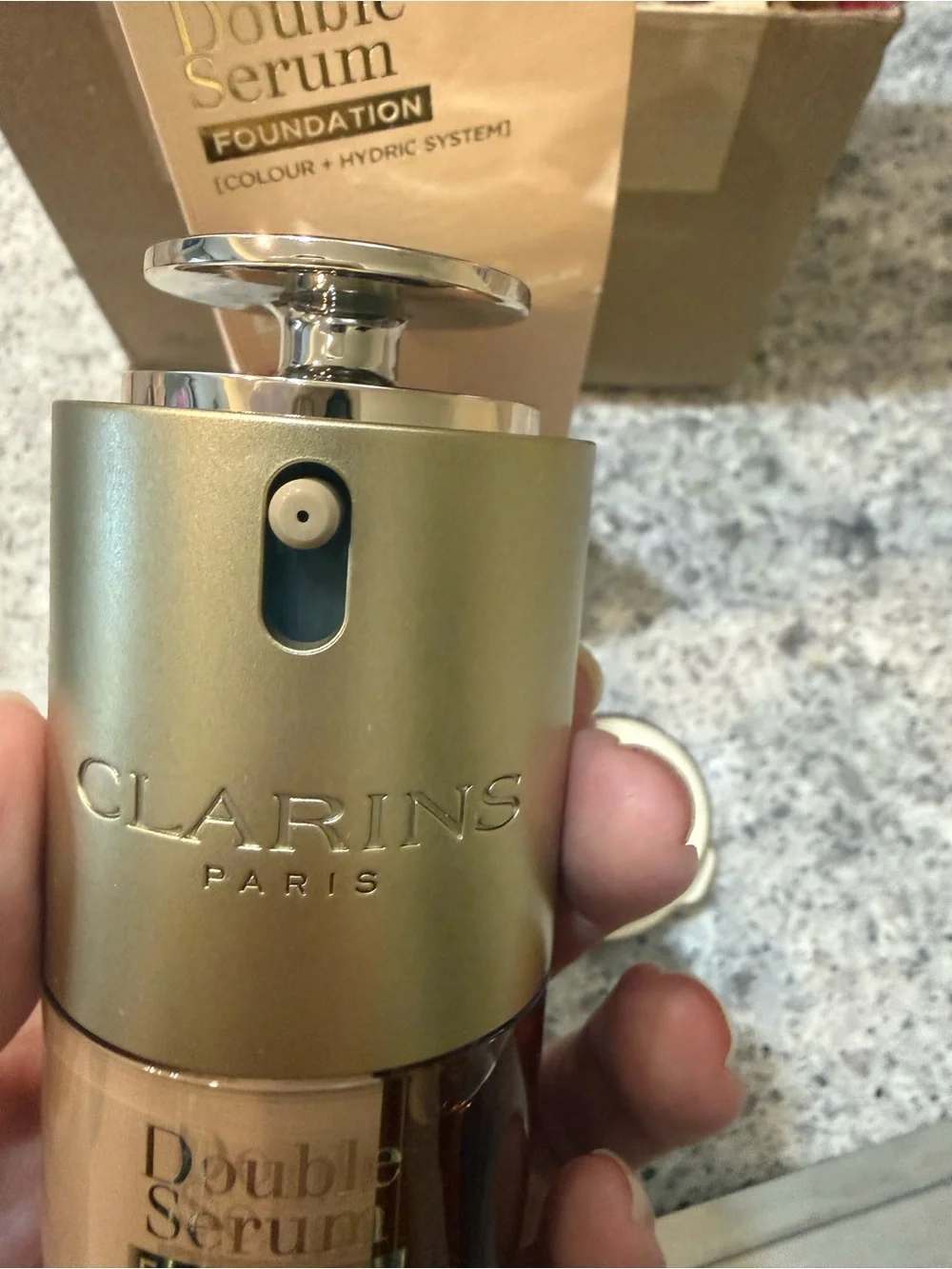 Clarins double serum foundation color L3n